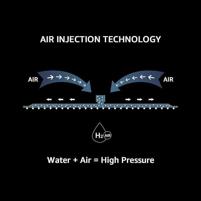 Iriber Shower System Wall Mounted Shower Faucet Mixer Set with Luxury High Pressure Shower head and 3-Setting Handheld, Bathroom Shower Trim Kit Contain Pressure Balance Valve, Brushed Nickel