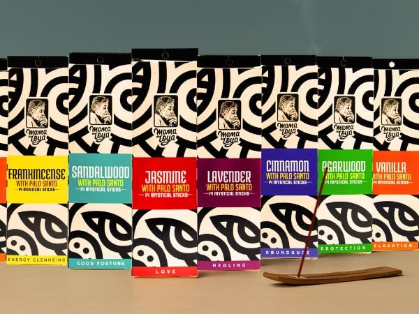 Vanilla with Palo Santo Incense Sticks (14 Mystical Sticks) Relaxation –Comforting, Purifying & Handcrafted Natural Aroma
