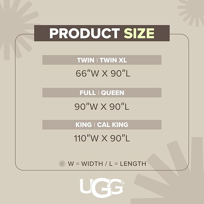UGG Faux Fur King Blanket for Bed, Double-Sided Soft Blanket, Warm Large Throw for Couch, Washable California King Bedding, Luxury Bedroom Decor, 110" x 90", Oyster Brown (Adalee)