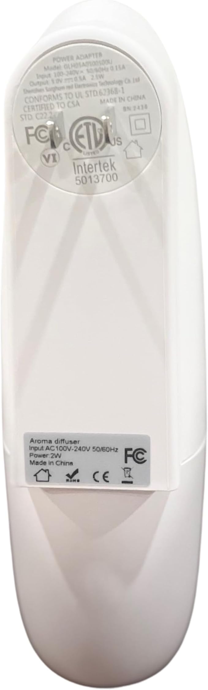 Lux Diffuser – Plug-in Waterless Essential Oil Diffuser, Nanotechnology, Silent Wall Scent Machine for Home & Office, Up to 500 Sq. Ft Coverage (Diffuser Without Scent)