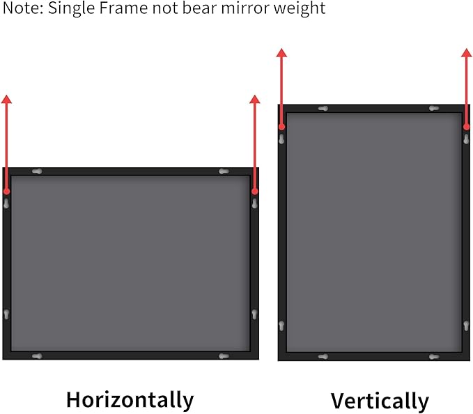 30x72inch Bathroom Mirror, Black Rectangle Mirror with Thin Frame, Large Rectangular Wall Mirrors for Bathroom, Living Roomm, Hair Salon, Big Farmehouse Mirror Hang Horizontal/Vertical