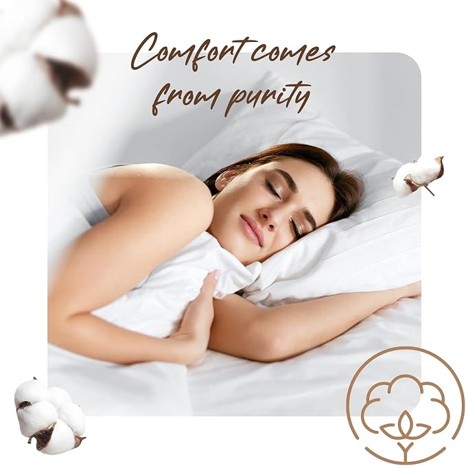 Good Sleep Bedding Twin Sheets - 100% Egyptian Cotton Twin Sheet Set, 4Pc, Sateen Weave, Hotel Quality Size Bed Set, Soft, 16" Deep Pocket Sheets - Light Grey Bedsheets