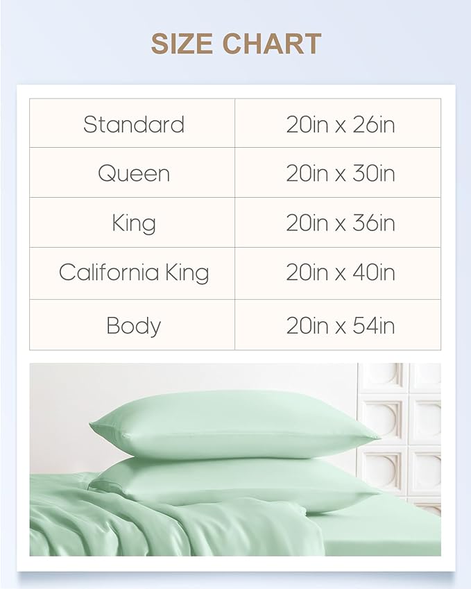 THXSILK 100% Mulberry Silk Pillowcase for Hair and Skin Health, 22 Momme Soft and Smooth Pillowcases with Hidden Zipper, Both Sides Premium Grade 6A+ Silk, 1pc (Standard 20"x26", Turquoise Green)