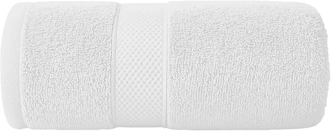Infinitee Xclusives ā Luxury Bath Sheets Towels ā 1 Pack 600 GSM (35X70 Inches) ā 100% Ring Spun Cotton Large Bath Towels for Bathroom (Brilliant White, Bath Sheets - Pack 1)