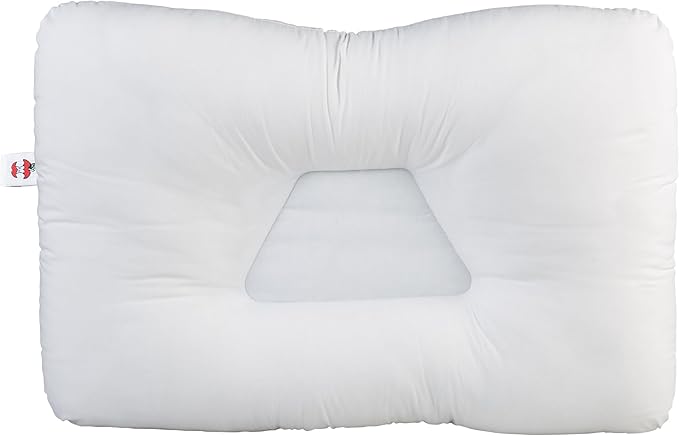 Core Products Tri-Core Cervical Support Pillow – Firm Orthopedic Neck Pillow for Pain Relief, Great Gift for Back and Side Sleepers – Ergonomic Contour Pillow – Assembled in USA, Midsize
