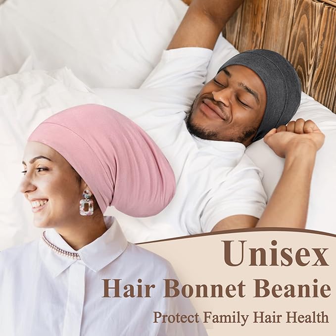 OLESILK 100% Silk Dreadlock Cap, Silk Bonnet for Long Hair, Braid Bonnet for Sleeping, Extra Large Bonnet for Women&Men, Loc Cap Hair Cover