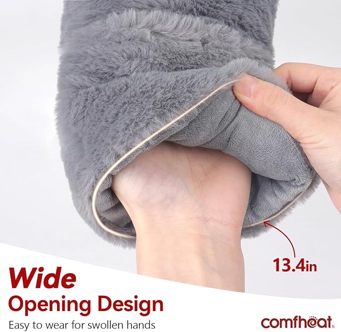 Microwavable Heating Mittens for Hand and Fingers to Relieve Arthritis Pain Heated Hands Mitts Moist Heat Therapy Relief for Stiff, Raynauds, Carpal Tunnel, Lavender Scented Gloves Washable