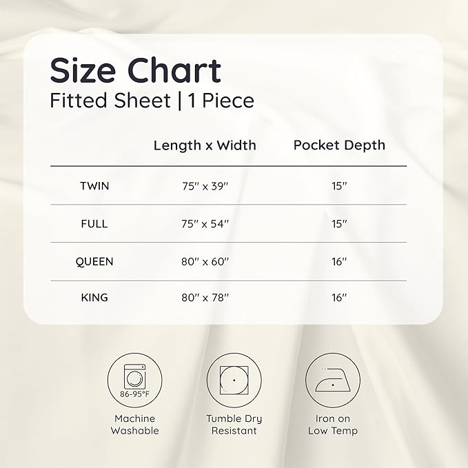 Bambaw King Fitted Sheet Only, 100% Viscose Derived from Bamboo Fitted Sheet King Size, Cooling & Soft, 16” Deep Pocket (Olive)