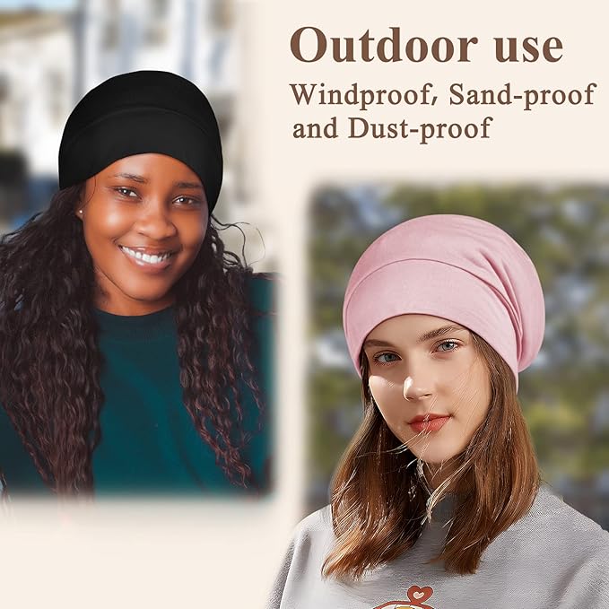OLESILK Silk Bonnet for Long Hair: 100% Mulberry Silk for Sleeping Women&Men, Extra Large Loc Cap for Braids, Adjustable