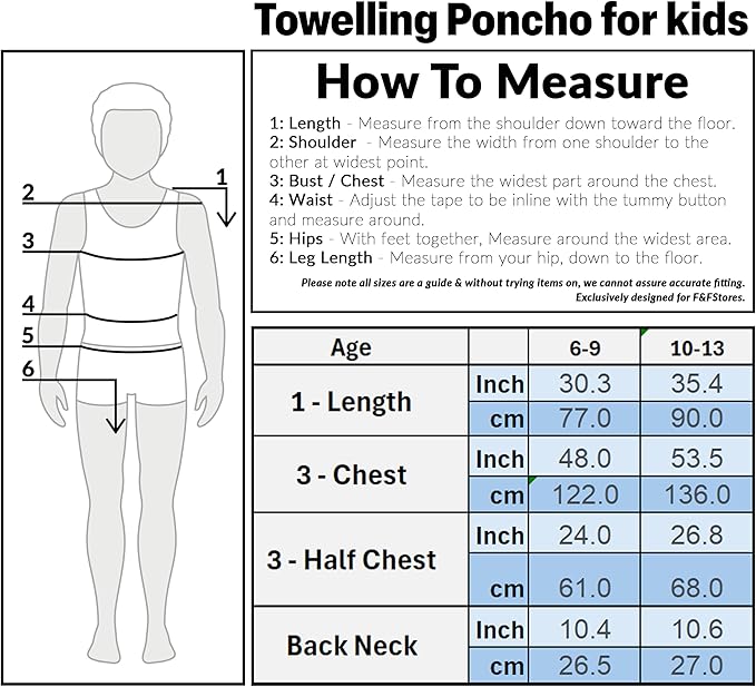 Minecraft Towelling Poncho Kids Teens Hooded Bath Towels Absorbent Beach Towel (Multi, 6-9 Years)