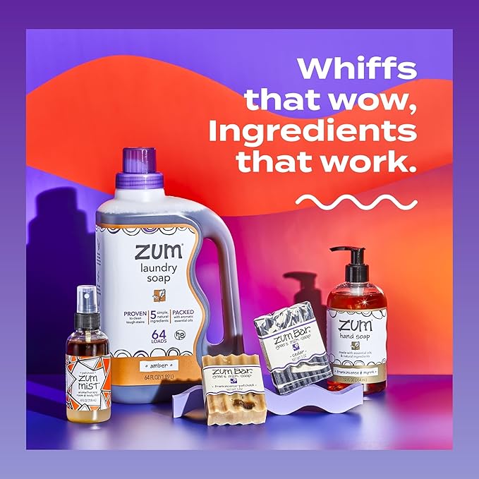 Indigo Wild Zum Mist Room & Body Spray - Aromatherapy Essential Oil Spray - Natural Body Mist & Room Spray - Rosemary-Mint Scent - 4 fl oz (2 Pack)