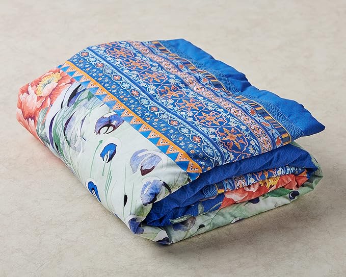 Maison d' Hermine Throw Blanket for Couch Lightweight Soft Warm Breathable Cotton Throw Blankets for Bed Girls Boys Women Men Gifts Sofa Travel Living Room Chair Bedding (50"x60", Peacock)