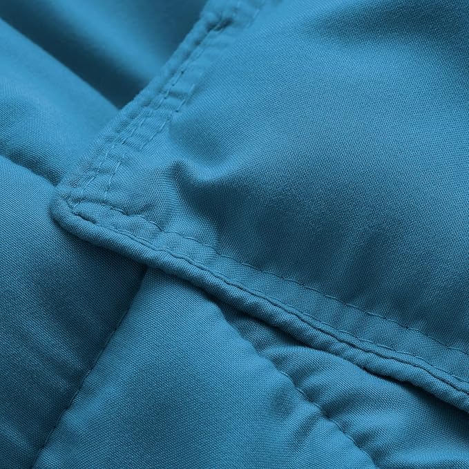 Bare Home Comforter Set - Twin/Twin Extra Long Size - Ultra-Soft - Goose Down Alternative - Premium 1800 Series - All Season Warmth (Twin/Twin XL, Medium Blue)