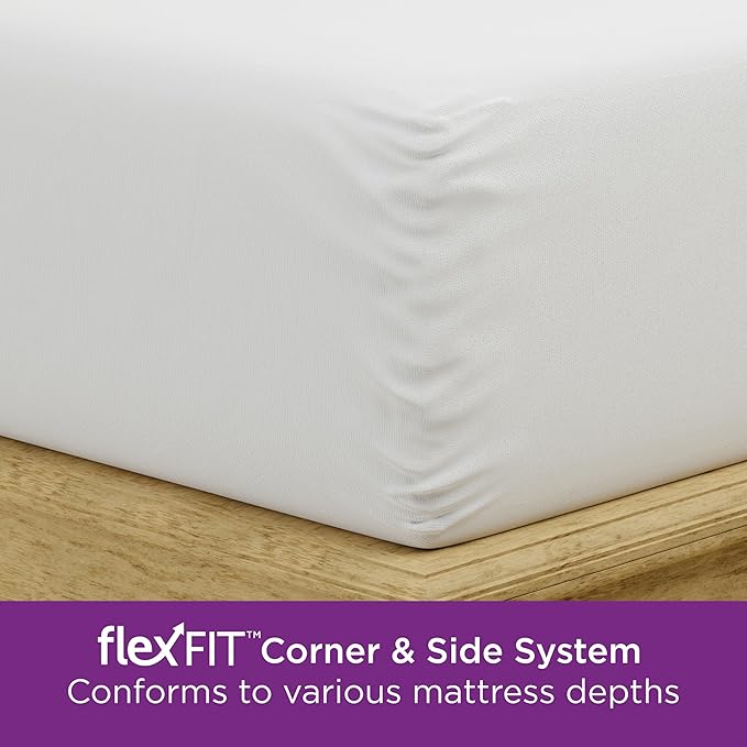 AllerEase Ultimate Allergy Protection and Comfort Zippered Mattress Protector, Full