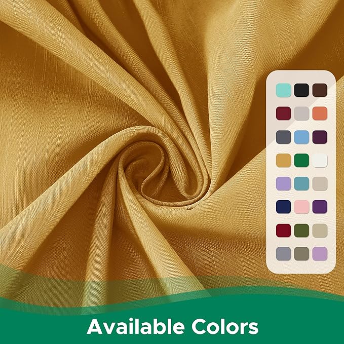 Biscaynebay Wrap Around Bed Skirts for King & Cal King Beds 15" Drop, Christmas Gold Adjustable Elastic Dust Ruffles Easy Fit Wrinkle & Fade Resistant Silky Luxurious Fabric Machine Washable