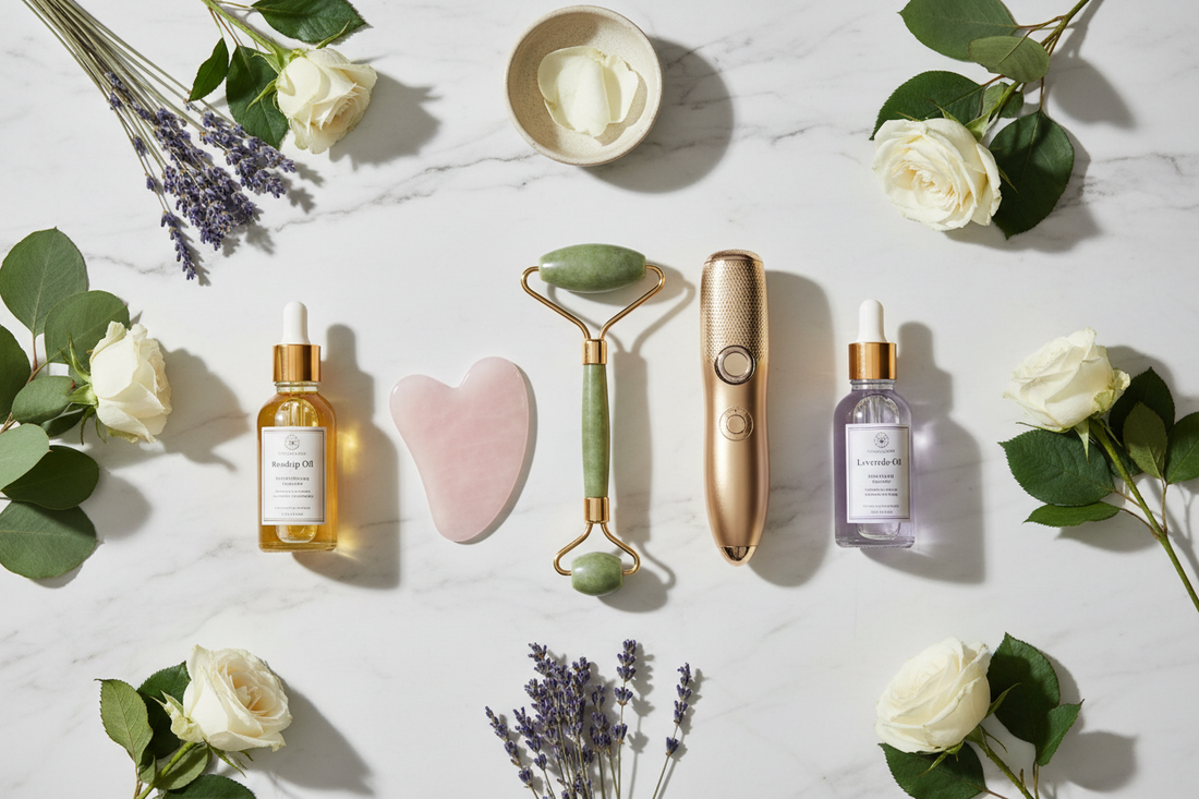 Advanced Face Care Rituals Using Personal Care Tools and Carrier & Essential Oils