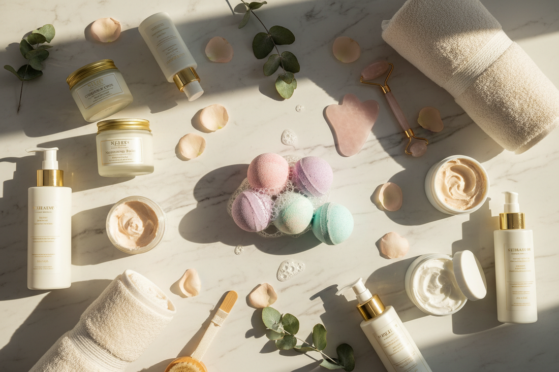 Bath Bomb Rituals for Skin Renewal with Creams & Moisturizers and Body Care Essentials