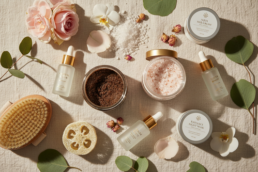 Exfoliation and Skin Renewal with Scrubs & Body Treatments, Face Care, and Body Care Essentials
