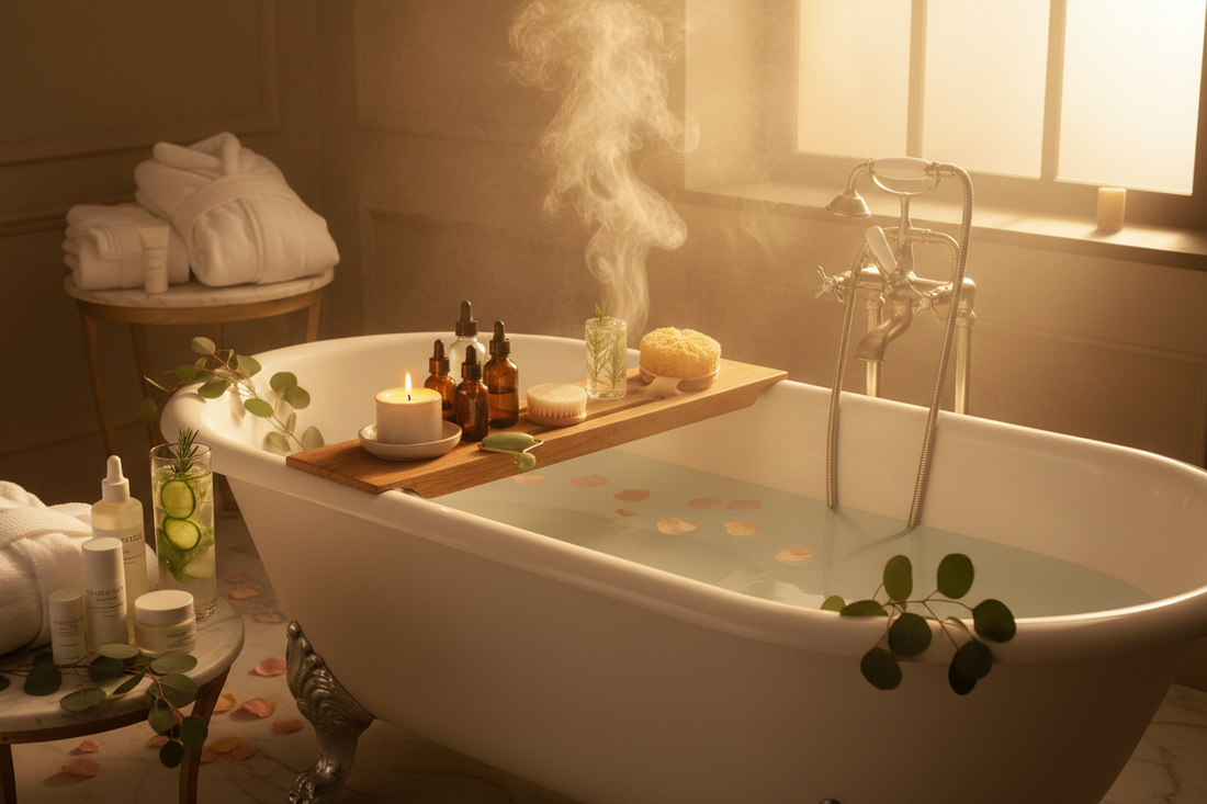 Thermal Renewal Ritual: A Full-Body Skin Reset Using Water, Care Products, and Bath Tools