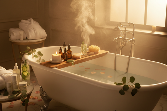 Thermal Renewal Ritual: A Full-Body Skin Reset Using Water, Care Products, and Bath Tools