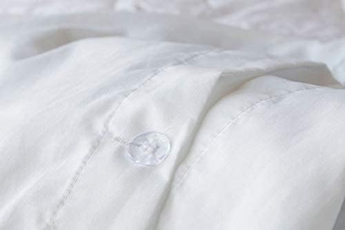 PeachSkinSheets Night Sweats: The Original 1500TC Soft Queen/Full Duvet Cover Set Almond Ivory