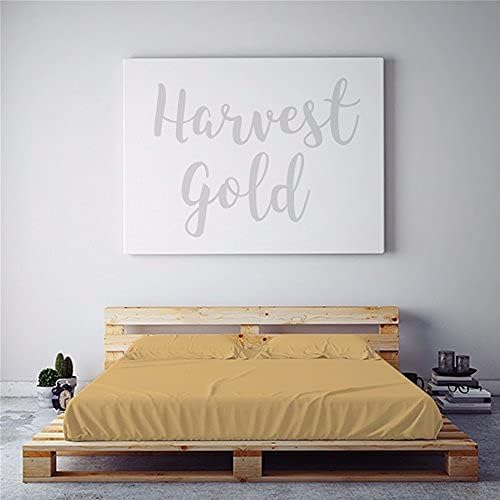 PeachSkinSheets Night Sweats: The Original 1500TC Soft Queen/Full Duvet Cover Set Harvest Gold