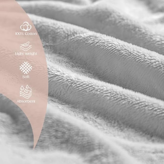 (Pack of 12 White Bath Towels Bulk 24x48 Inches - Economy Cheap Bath Towels for Commercial Uses, Gym, Salon, Spa & Hair -Lightweight Bath Towels Quick Drying -Bath Towels Sets Bulk