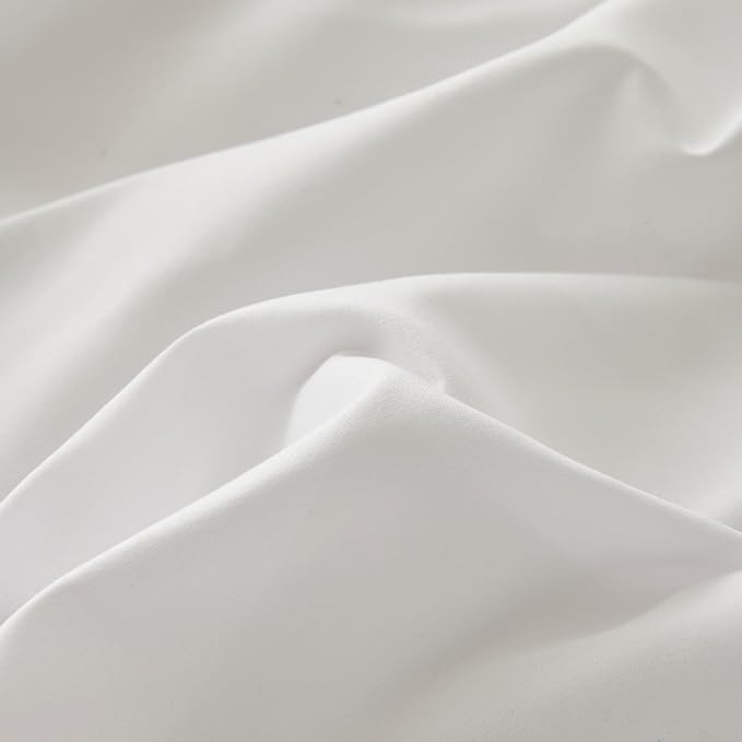 Bed Skirt King Size Ruffled Bed Skirt with Split Corners, King Bed Skirts 16 Inch Drop, King Size Bed Skirting with Platform, White, 16'' King