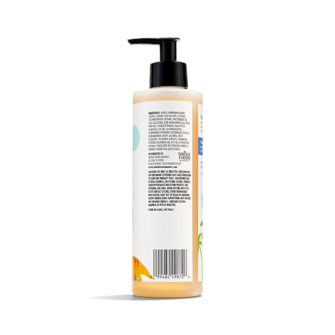 365 by Whole Foods Market, Kids' Vapor Comfort Bubble Bath, Rosemary & Eucalyptus Essential Oils, 12 Fl Oz