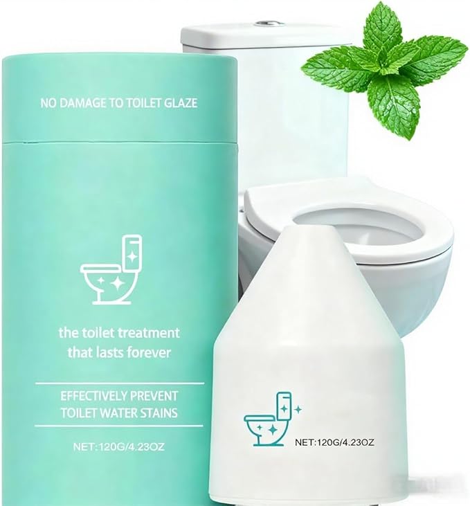 Toilet Cleaner, Automatic Toilet Cleaner for Continuous Cleaning, Long-Lasting, No-Scrub Action – Helps Reduce Hard Water Stains & Odor in the Bowl