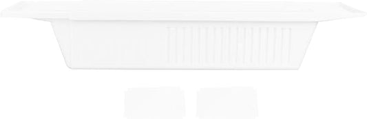 Expandable Bath Tray, Bath Shelf Tray Bathtub Bathroom Organizer Storage Tub Shelf Bathroom Accessories for Candle Towel Book Phone ﻿