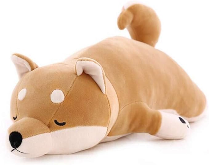 30'' Shiba Inu Plush Stuffed Animal, Giant Stuffed Animals for Anxiety, Big Shiba Inu Corgi Plush, Dog Plush Pillow Hugging Pillow Sleeping Dog Cushion Soft Plush Toy Big Stuffed Animals Kawaii Decor