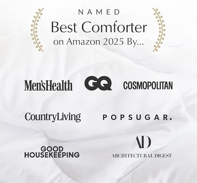 Buffy Cloud Cooling Comforter Queen/Full- White Comforter Queen for Hot Sleepers, Machine Washable Lightweight Fluffy All-Season Temperature-Regulating Eucalyptus Lyocell Duvet Insert