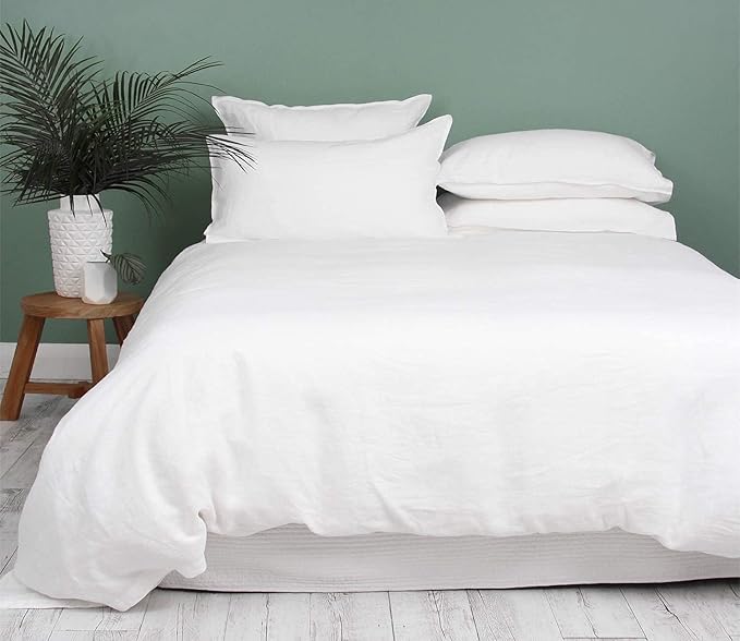 Twin Duvet Cover 1000 Thread Count 100% Egyptian Cotton Luxury Hotel Quality White Quilt Cover & Pillow Sham - 5 Piece All Season Duvet Cover Set with Zipper Closure, 6 Corner Ties