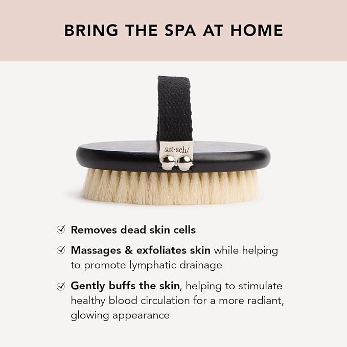 Kitsch Dry Brushing Body Brush & Shea Butter Exfoliating Bar Soap with Discount