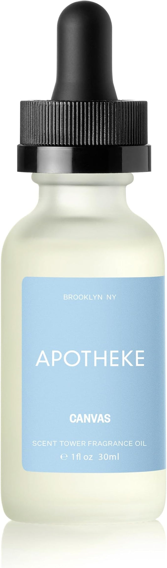 Apotheke Scent Tower Aromatherapy Diffuser Fragrance Refill, Canvas (30 ml) - Long-Lasting Perfume-Grade Essential Oil for Clean & Fresh Home, Office, Hotel & Large Rooms