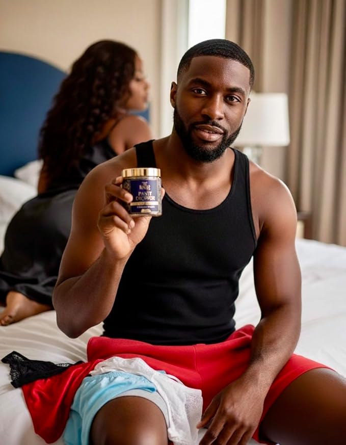 KXNG Cosmetics, Body Butter, Organic Skin Care for Men and Women, Body Moisturizer Lotions and Creams, Raw Shea Butter, Cocoa Butter, Mango, Coconut Oil, Hand, Foot, All Skin Types (Panty Dropper XL)