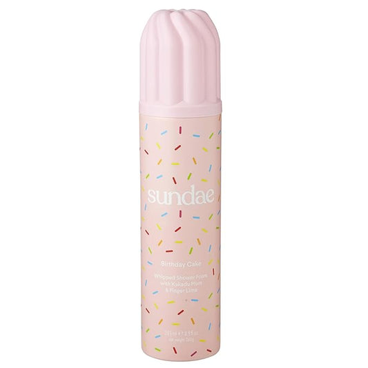 sundae Whipped Shower Foam Birthday Cake Foaming Body Wash 8.9 fl oz, 265ml