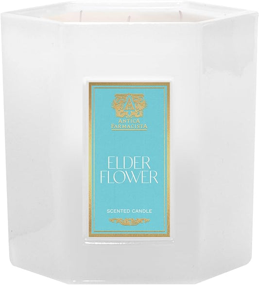 Antica Farmacista Three-Wick Candle - Decorative Home Candle - Long-Lasting & Premium Scented - Luxury Gift - Elderflower, 25 oz