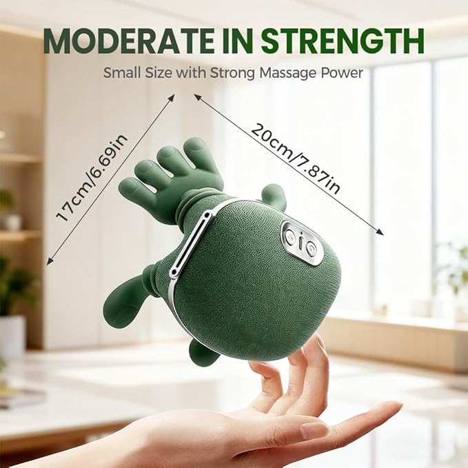 Neck Massager,2025 New Shoulder Massager with Heat Shiatsu 4D Kneading,Electric Neck and Back Massager for Relief (Green 2 Set)