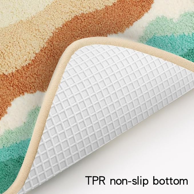 Bath Mat Non-Slip,Super Absorbent Rug & Dirt Trapper, Machine Washable Mat, Soft and Plush mats for Kitchen Bathroom Bedroom LivingRoom Indoor and Outdoor
