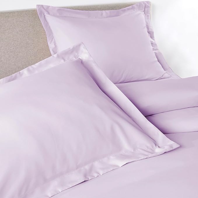 PeachSkinSheets 1500tc Level of Softness Soft Cooling Duvet Cover Set | Queen/Full Size - Lavender Mist