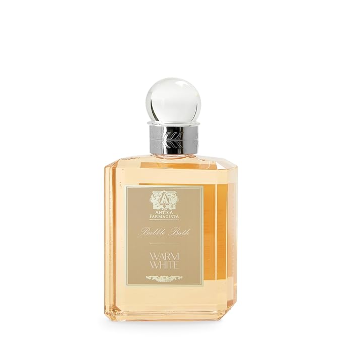 Antica Farmacista Bubble Bath - Relaxing Foam Bath with Honey, Jojoba Oil & Aloe Vera - Luxury Gift for Any Occasion - Warm White, 16 fl oz
