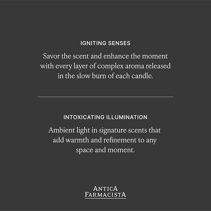 Antica Farmacista Three-Wick Candle - Decorative Home Candle - Long-Lasting & Premium Scented - Luxury Gift - Warm White, 25 oz