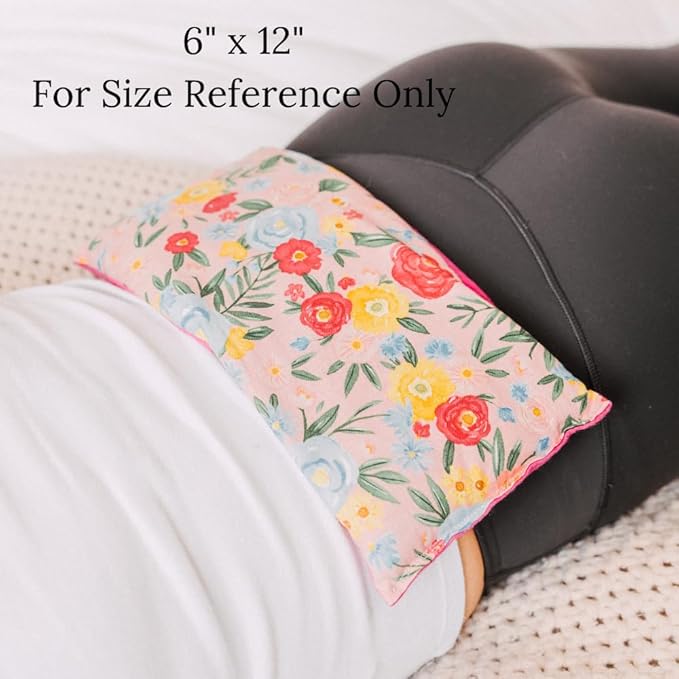 Hot Cold Pack Reusable and Microwavable Heating Pad with Flax Seed and Dried Herbs, Ice Pack, Aromatherapy Heat Pack