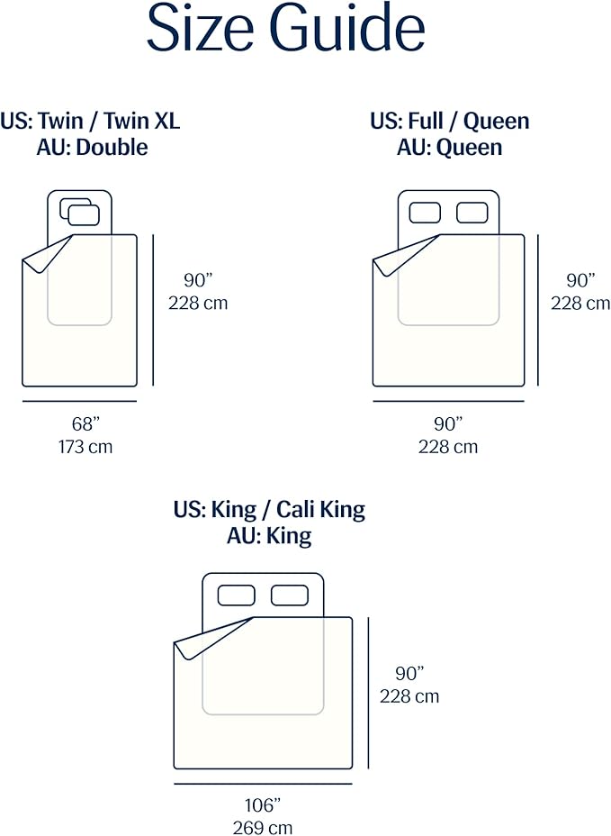 REST® Evercool® Cooling Comforter, King/Cali King, Blanket for Hot Sleepers, All Season Bedding to Keep Cool for Night Sweats, Breathable Lightweight Duvet, 106x90 Inches, Arctic White