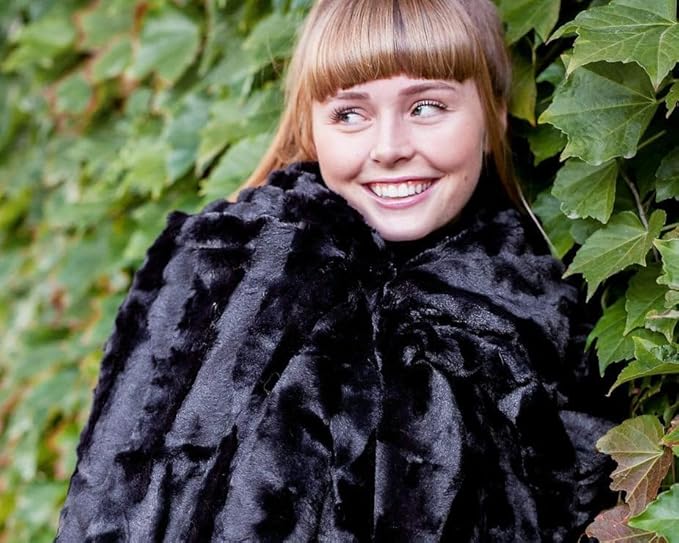 Minky Couture Sorbet Blanket - Ultra-Soft Throw for Silky Smooth Comfort - Premium Decorative Throw Blanket - Midweight, Breathable Fabric - Machine Washable Grande, Black