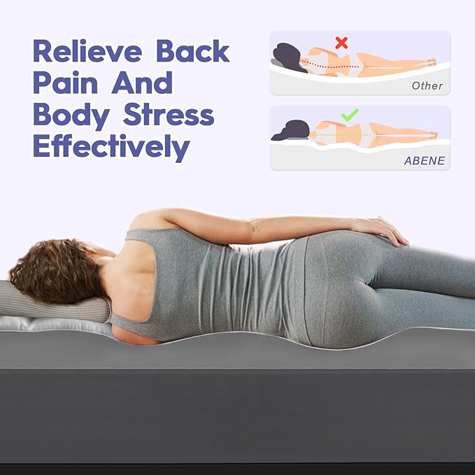 ABENE Mattress Topper Twin XL for Back Pain Relief, Extra Thick Mattress Pad Pillowtop, Soft Mattress Protector Cover with 8"-21" Deep Pocket, Overfilled Down Alternative Filling (Gray, Twin XL)