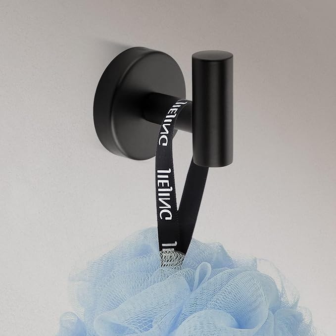 10sets Towel bar Sets, Includes 2Pcs 23.6 inch Towel bar,2Pcs Towel Hook,2Pcs Towel Ring,2Pcs Toilet Paper Holder-Matte Black
