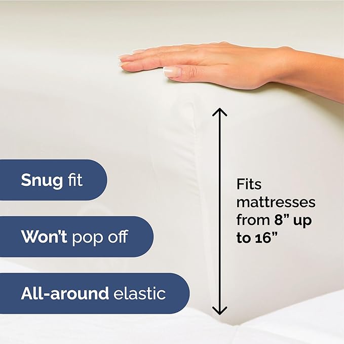 Twin XL Size 3 Piece Sheet Set - Extra Soft, Breathable & Cooling Sheets - Hotel Luxury Durable Bed Sheets for Women & Men - Deep Pockets, Easy-Fit & Wrinkle-Free Sheets - Ivory Oeko-Tex Bed Sheet Set